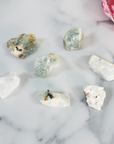 Raw Aquamarine Crystal Beryl Stone Rough Gemstone | Multiple Sizes - From Above