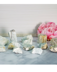 Raw Aquamarine Crystal Beryl Stone Rough Gemstone | Multiple Sizes - Group Photo