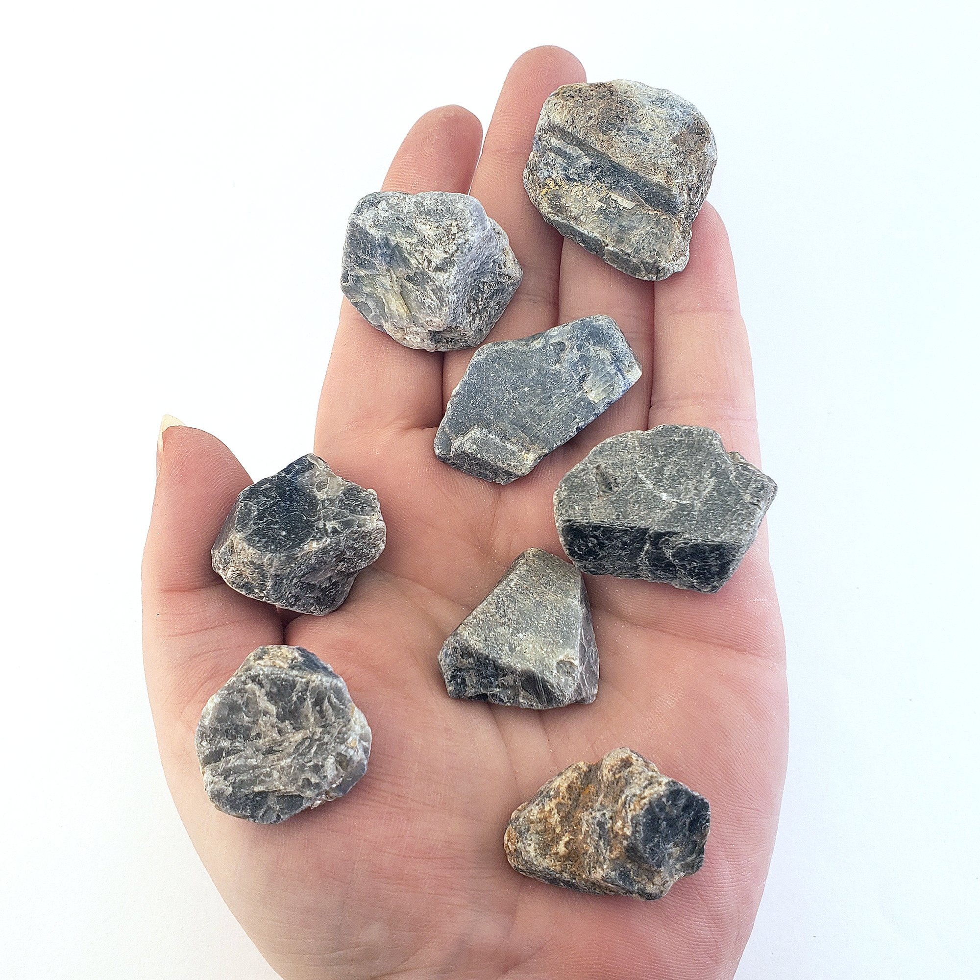 Raw Sapphire Corundum Rough Gemstone Natural Crystal - In Hand