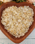Multi Topaz Raw Crystals Rough Gemstones by the Ounce - In Wooden Bowl