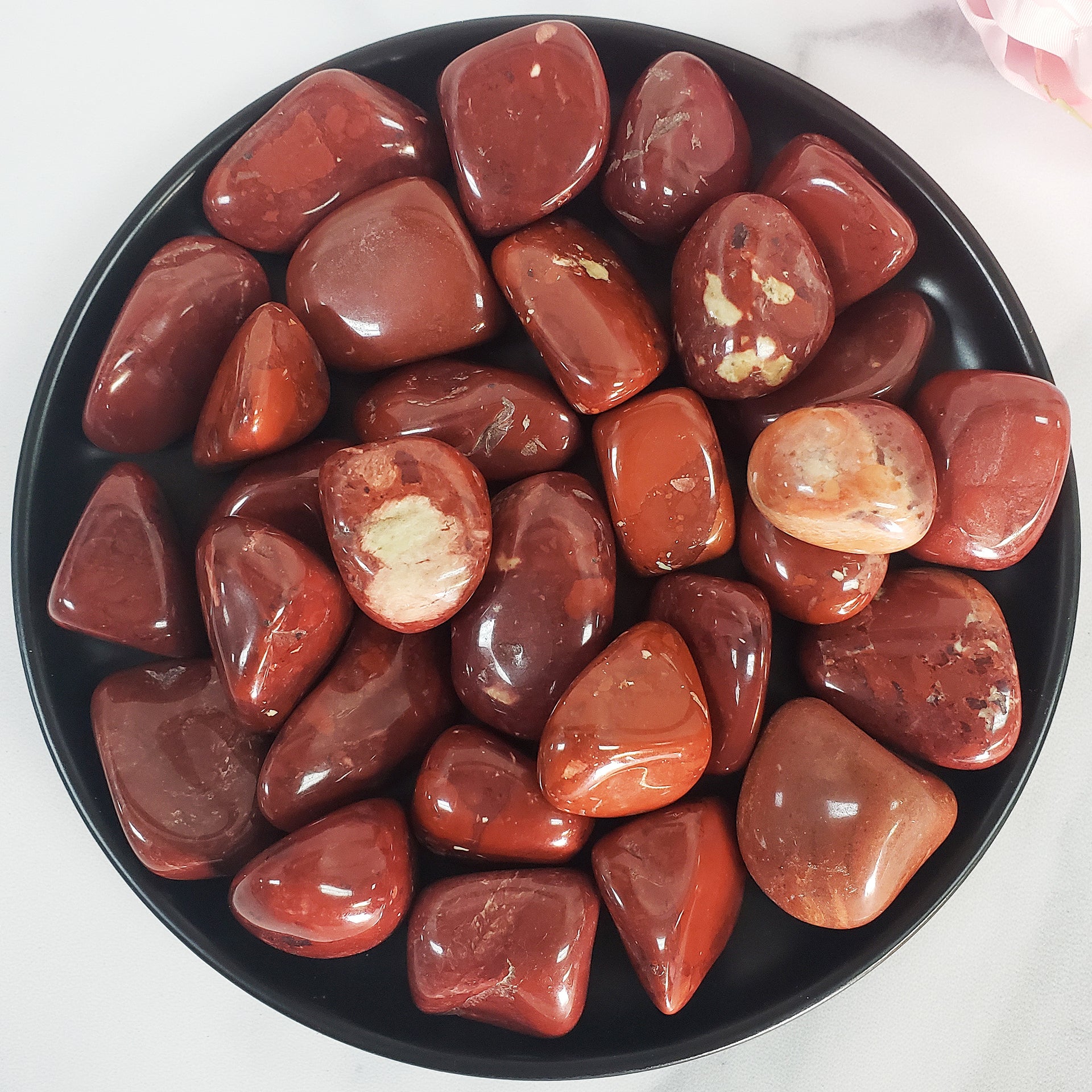 Red Jasper Crystal Natural Gemstone Tumbled Stone One Stone
