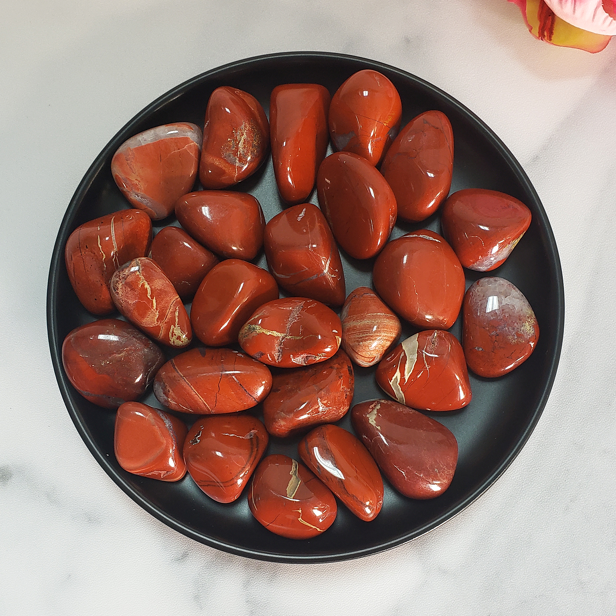 Red Jasper Stone Natural Gemstone Tumbled Crystal