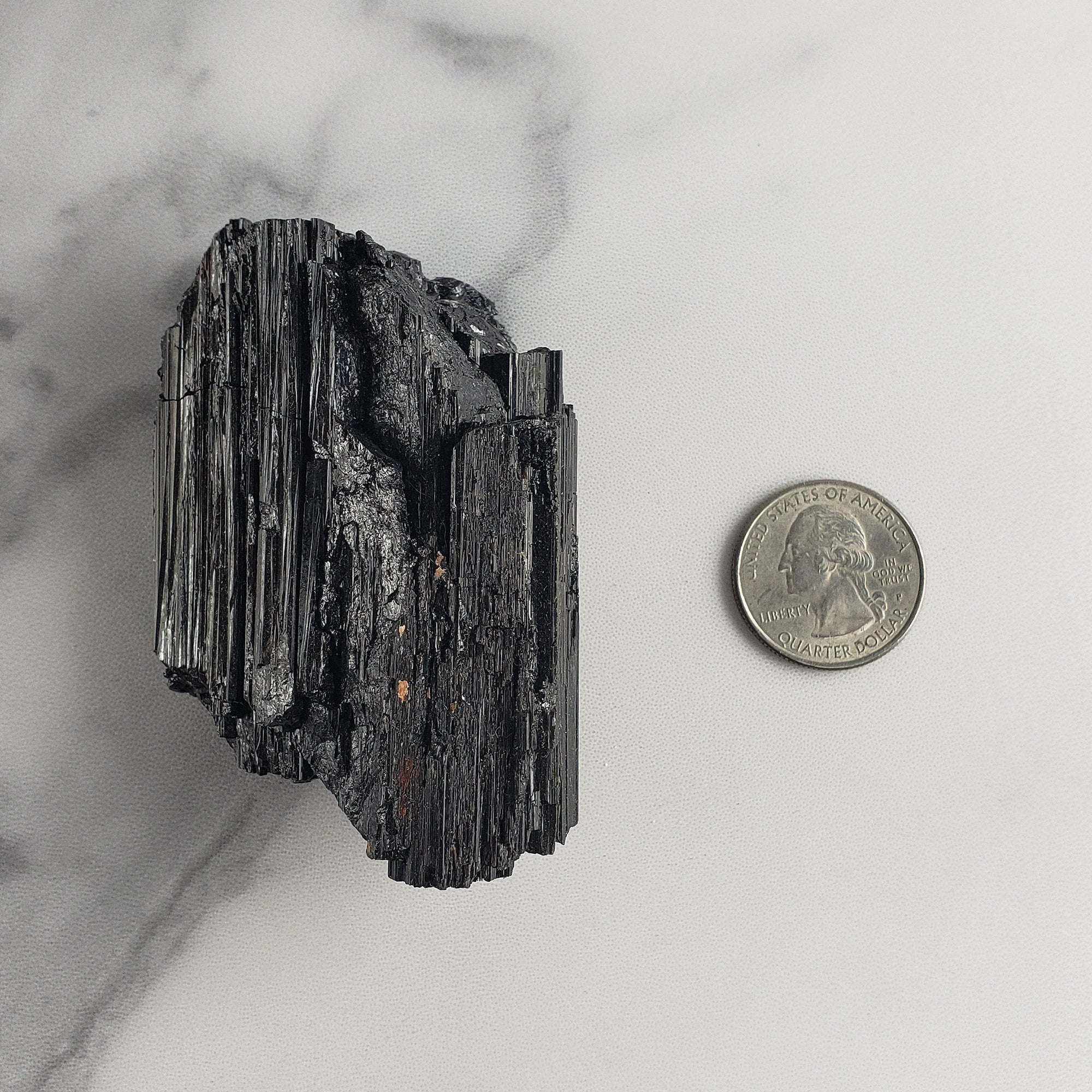Unique Jumbo Raw Black Tourmaline Crystal Natural Rough Gemstone | Root - 5