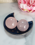 Rose Quartz Crystal Sphere Natural Gemstone Orb - 30mm - 35mm