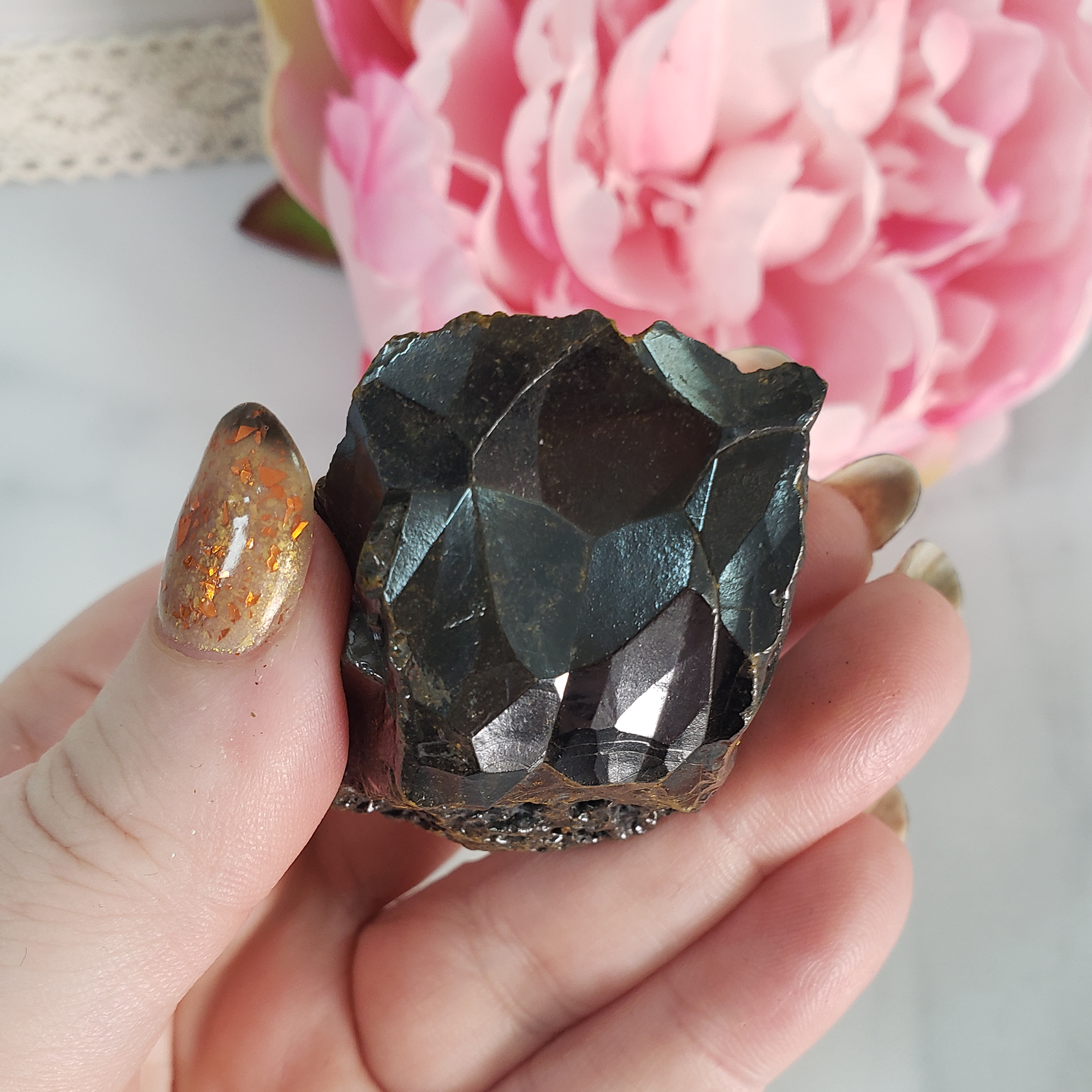 Unique Natural Hematite Stone Cluster Rough Crystal | Steady - 2