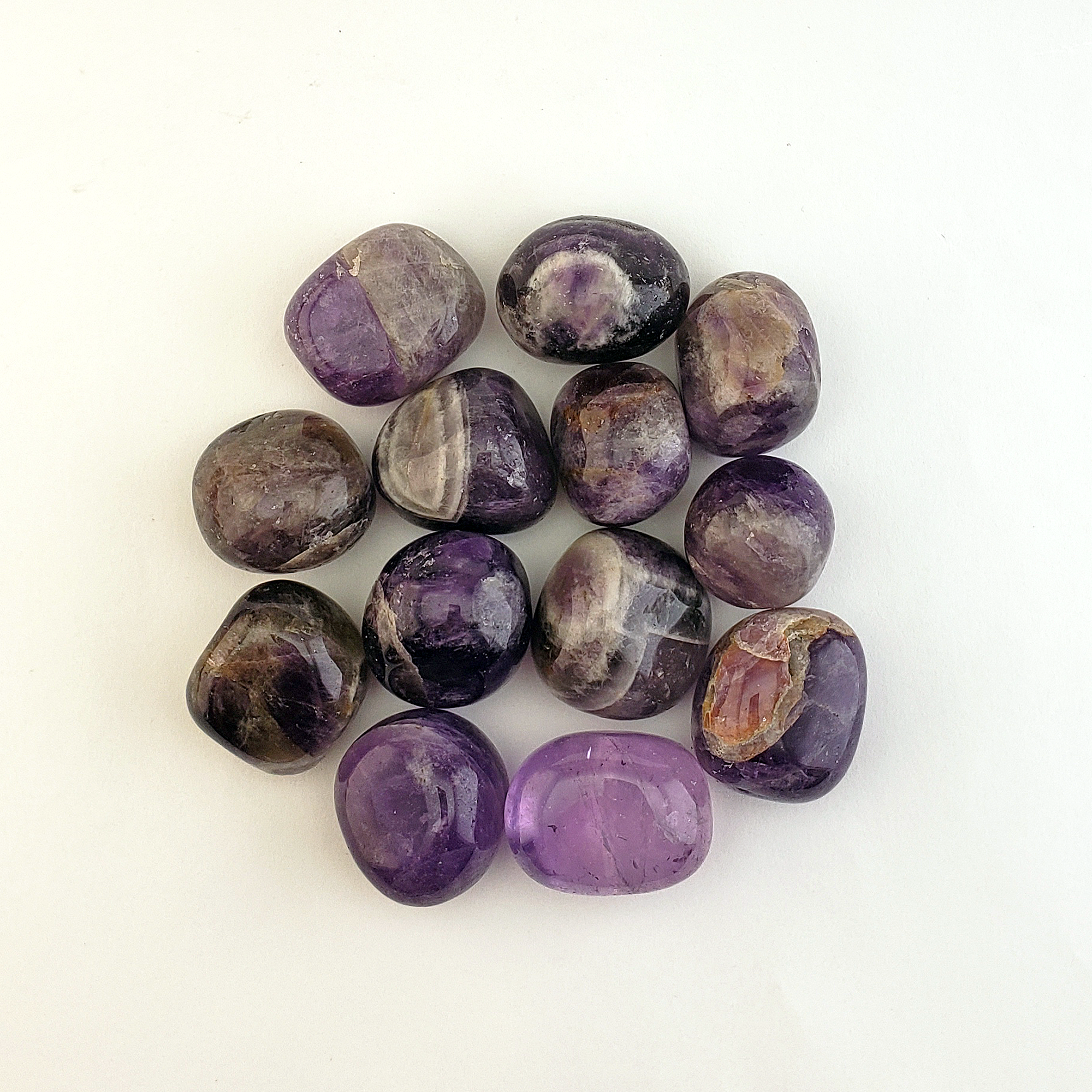 Indian Amethyst Natural Tumbled Crystal - One Stone