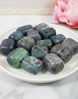 Ruby Kyanite Fuchsite Natural Gemstone Tumbled Stone