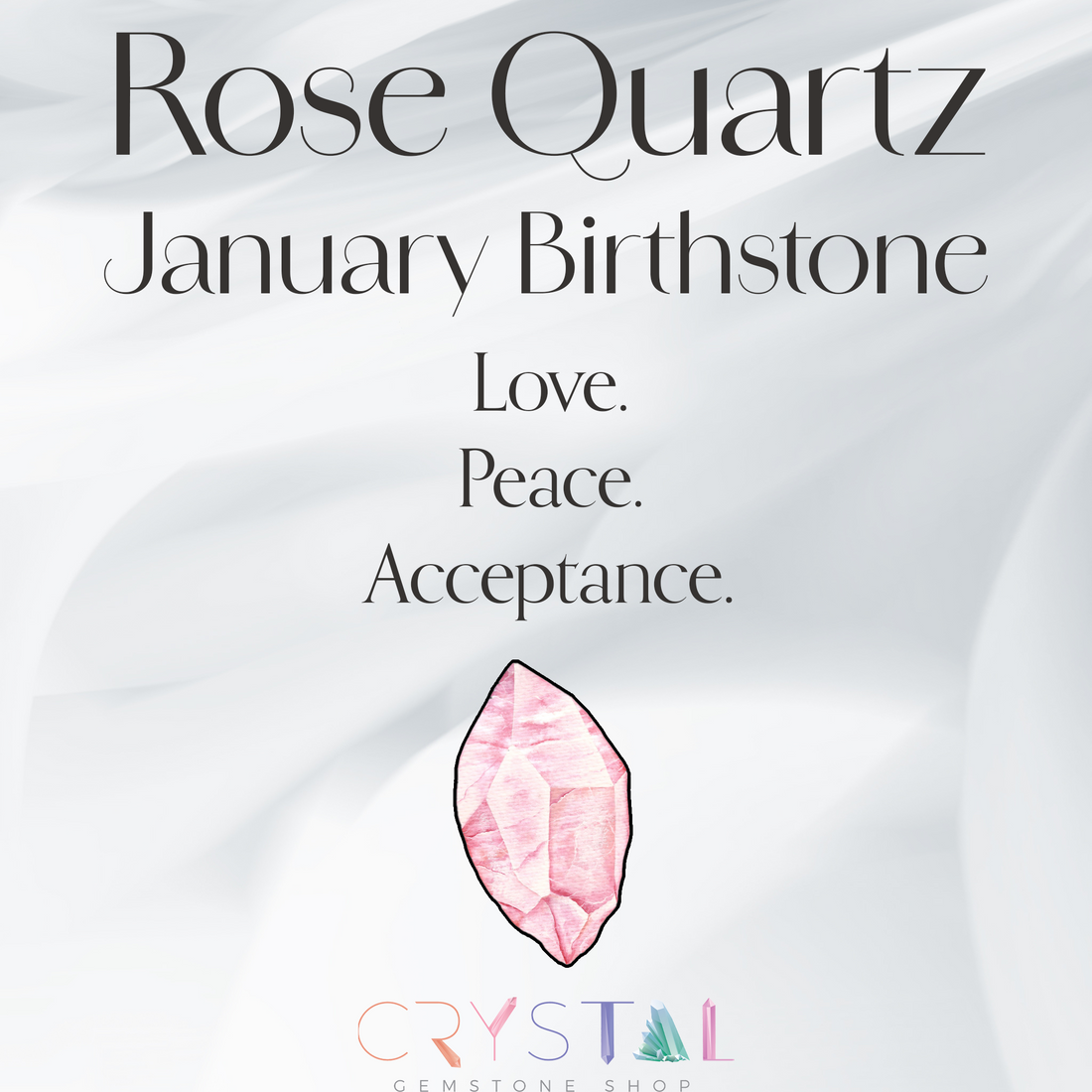 Rose quartz 2025 january birthstone