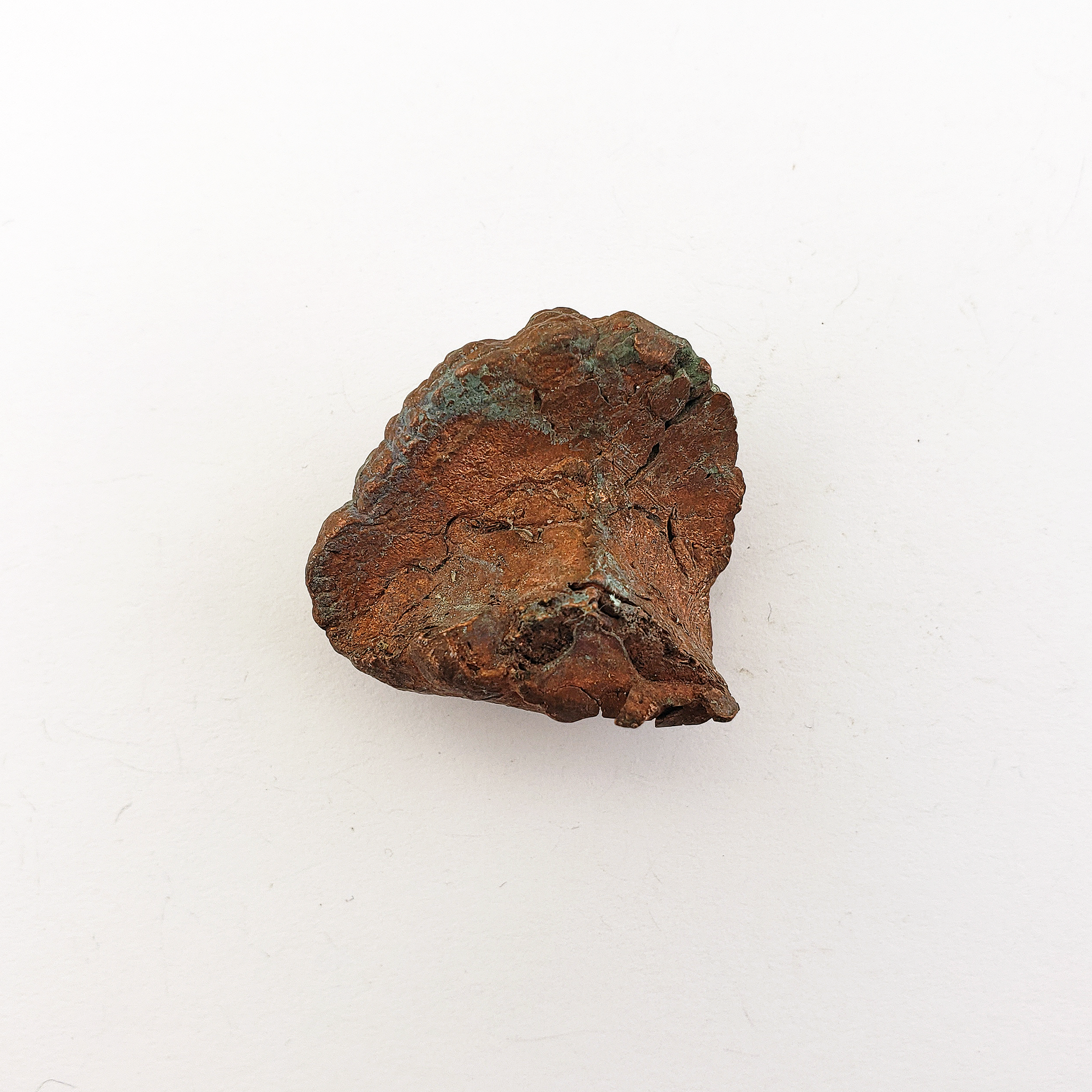 Unique Native Copper Nugget Formation Natural Gemstone | 1.4 oz | Saddle - 2