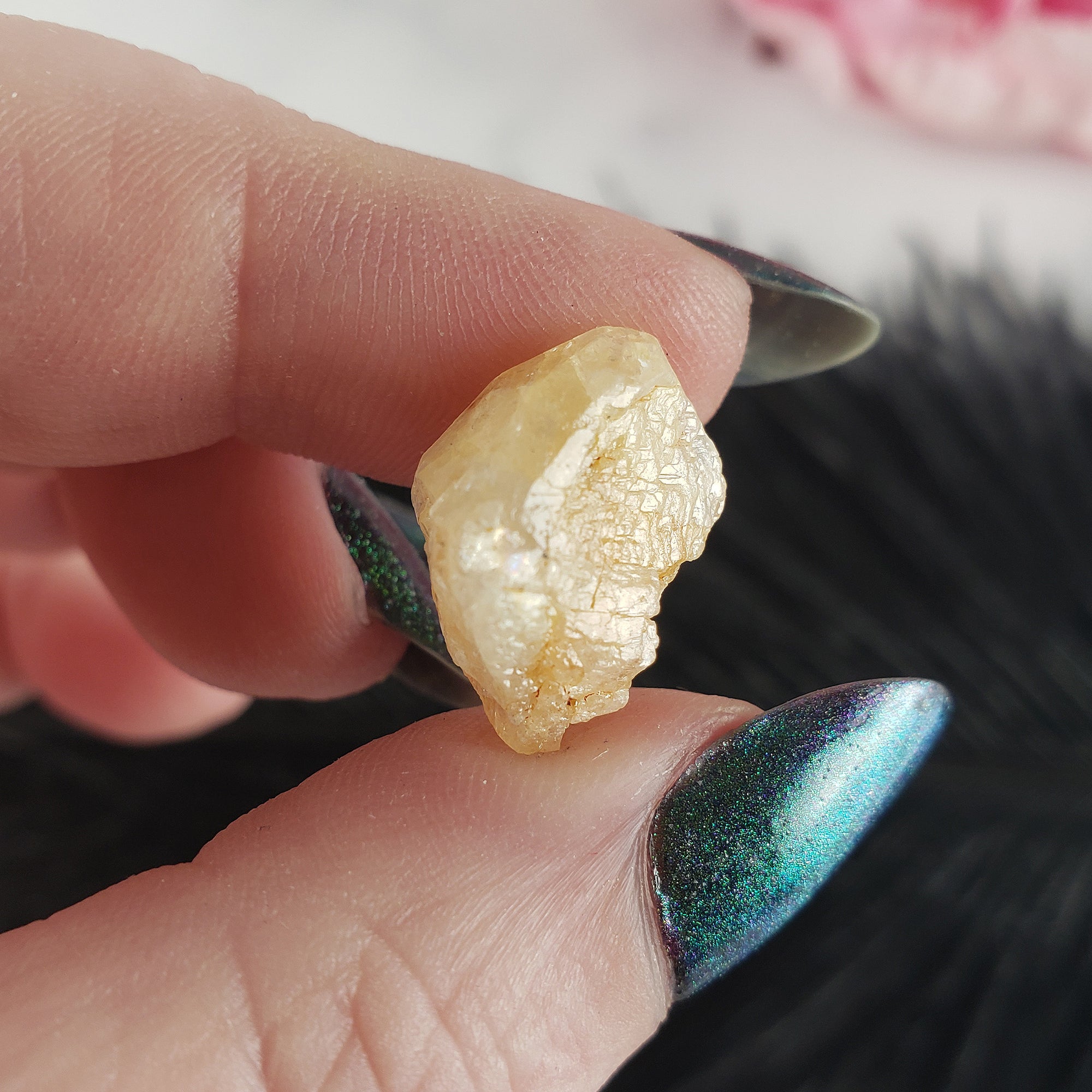 Unique Phenakite Phenacite Crystal Natural Rough Gemstone | 2.6 Grams