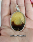 Unique Septarian Stone Natural Gemstone 925 Sterling Silver Pendant - Sansa - 3