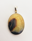 Unique Septarian Stone Natural Gemstone 925 Sterling Silver Pendant - Sansa - 1