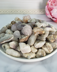 Cactus Quartz & Spirit Amethyst Crystal Mix Natural Semi-Tumbled Stones