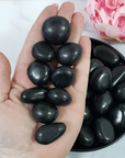 Shungite Stone Natural Crystal Tumbled Stone | One Stone | Multiple Sizes - 1
