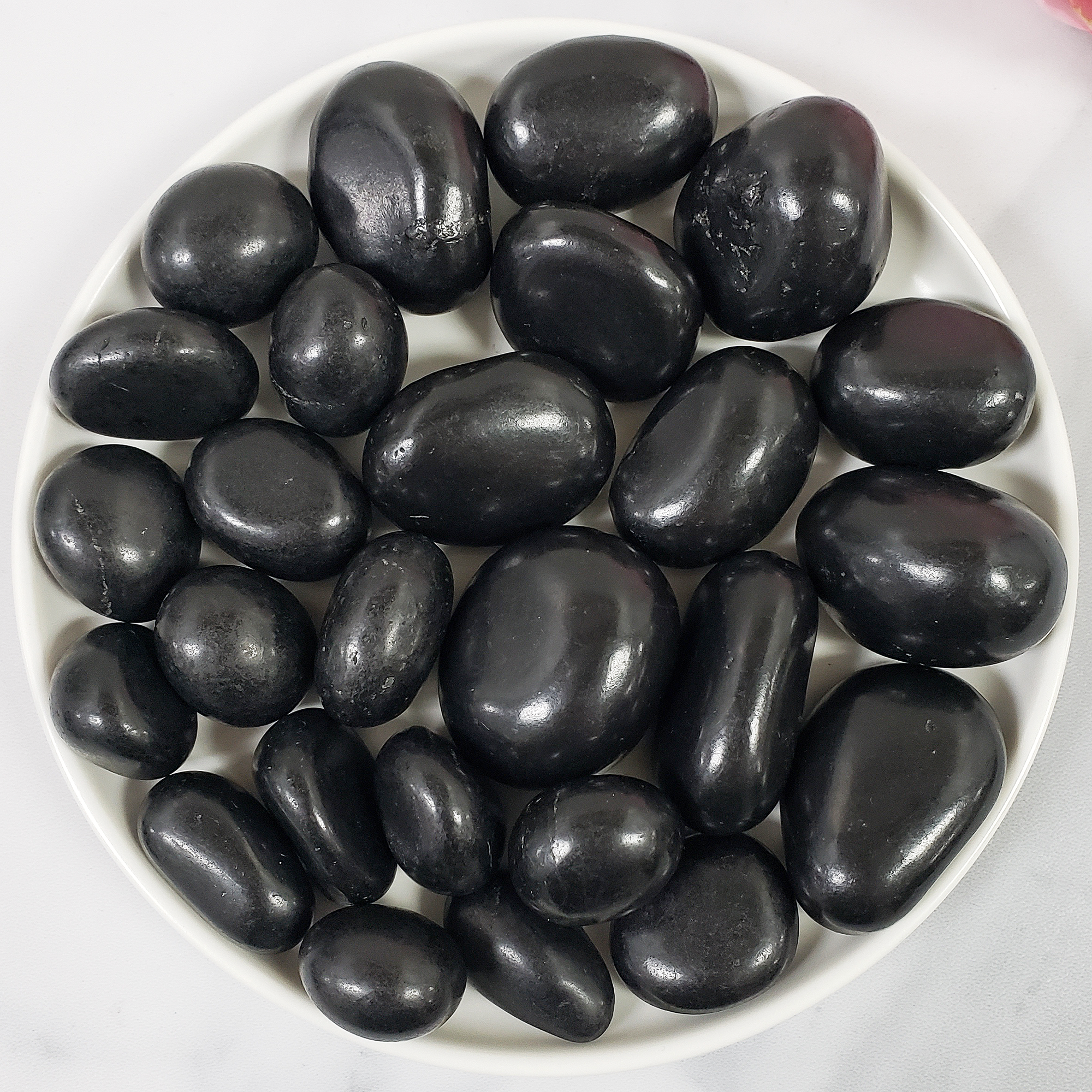 Shungite Stone Natural Crystal Tumbled Stone | One Stone | Multiple Sizes