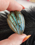 Unique 35 Carat Labradorite Cabochon Natural Gemstone Carving | Siren