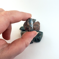 Blue Apatite Natural Raw Crystal Rough Gemstone - Small - Pinched