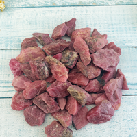 Rhodonite Natural Rough Raw Gemstone - SMALL One Stone - Natural Crystals for Self Love