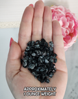 Snowflake Obsidian Crystal Natural Gemstone Chips By the Ounce - C