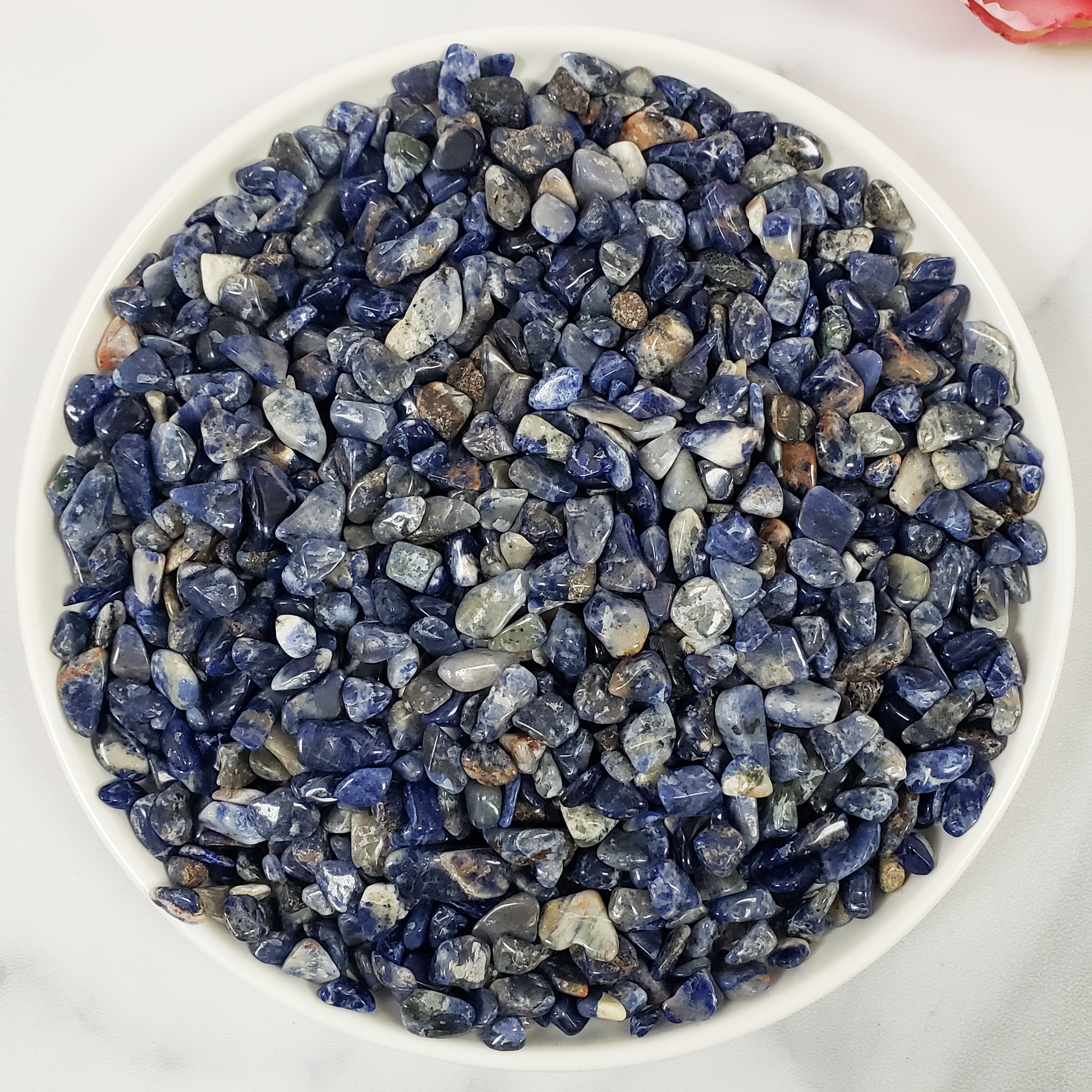 Sodalite Crystal Natural Gemstone Chips By the Ounce - 2