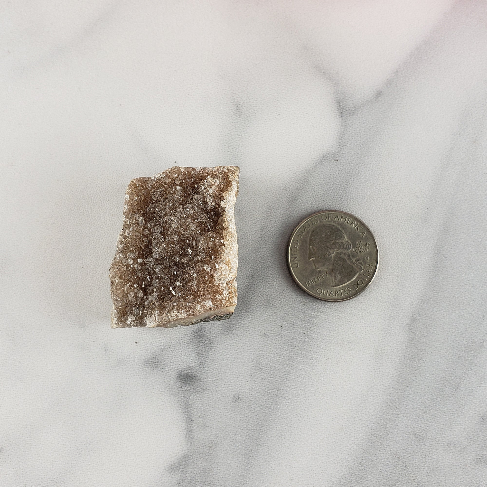 Unique Druzy Pink Amethyst Crystal Cluster Natural Gemstone | Sophia - 3