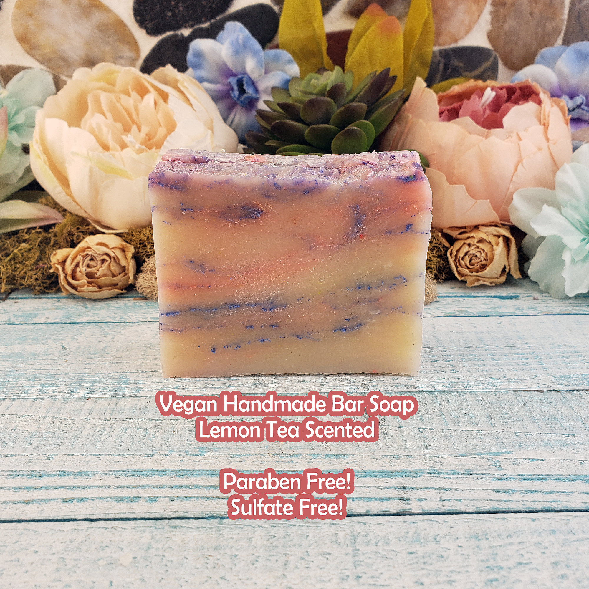 Spa &amp; Sparkle Gift Set - Valentines Day Gift Box - Vegan Bar Soap