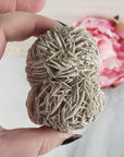 Unique Desert Rose Selenite Crystal Cluster Heat Treated Rough Mineral Formation | Sprig