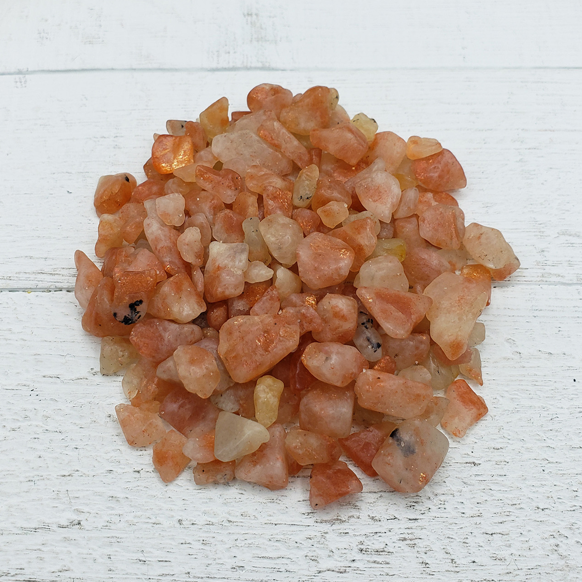 Sunstone Crystal Natural Gemstone Chips By the Ounce - Close Up 3