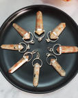 Sunstone Crystal Natural Gemstone Point Pendant