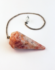 Sunstone Crystal Natural Gemstone Pendulum | Spiritual Tool