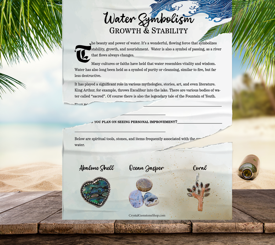 Downloadable Water Symbolism Worksheet