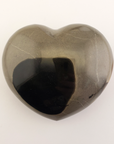 Unique Polychrome Jasper Stone Heart Natural Crystal | 86mm | Tarragon - 3