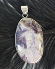 Unique Tiffany Stone Natural Gemstone 925 Sterling Silver Pendant - 5