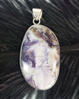 Unique Tiffany Stone Natural Gemstone 925 Sterling Silver Pendant