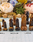 Big Dick Energy - Tigers Eye Crystal Penis Power Totem Gift Box - Sizing