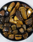 Tigers Eye Stone Natural Crystal Freeform Tumbled Stone | One Stone | Multiple Sizes - 2