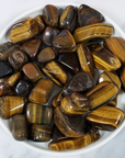 Tigers Eye Stone Natural Crystal Freeform Tumbled Stone | One Stone | Multiple Sizes