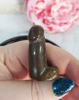 Tigers Eye Crystal Penis Natural Gemstone Phallus Totem | SMALL - 6