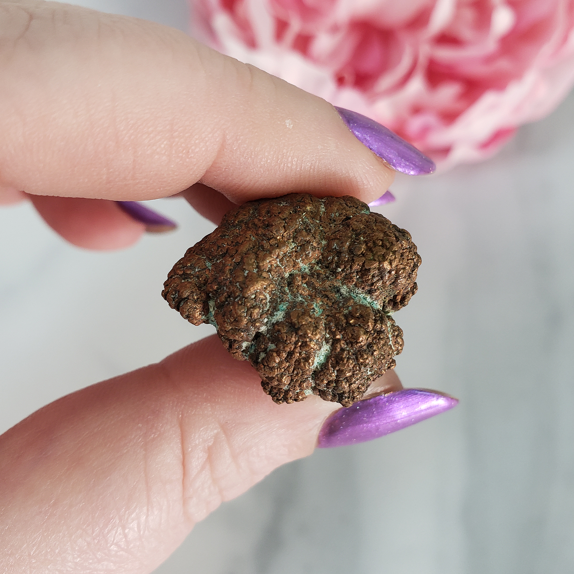 Unique Native Copper Nugget Formation Natural Gemstone | 1.97 oz | Torch - 3