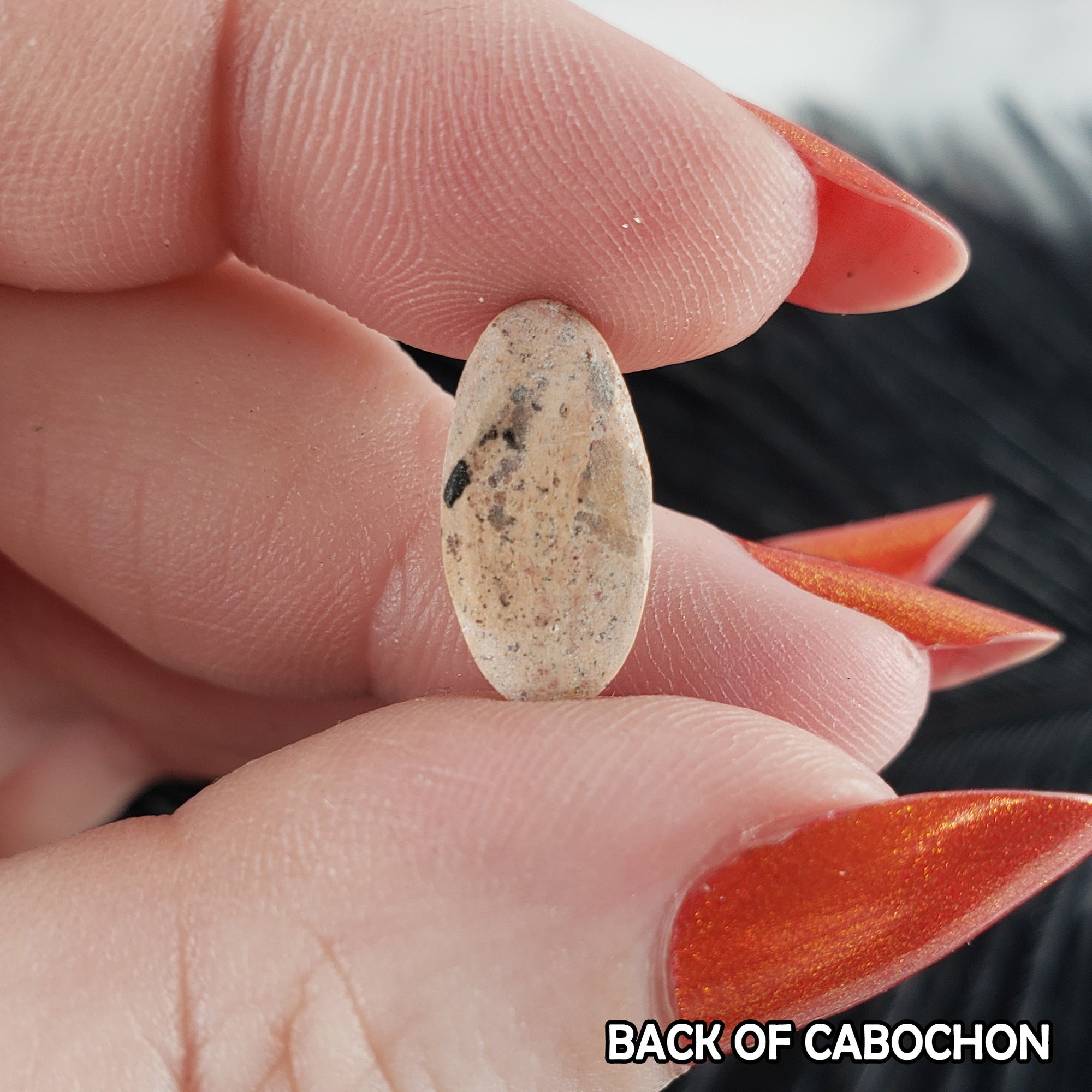 Unique Cantera Opal Stone Crystal Oval Gemstone Natural Gemstone Cabochon | 2.4 Carats - D