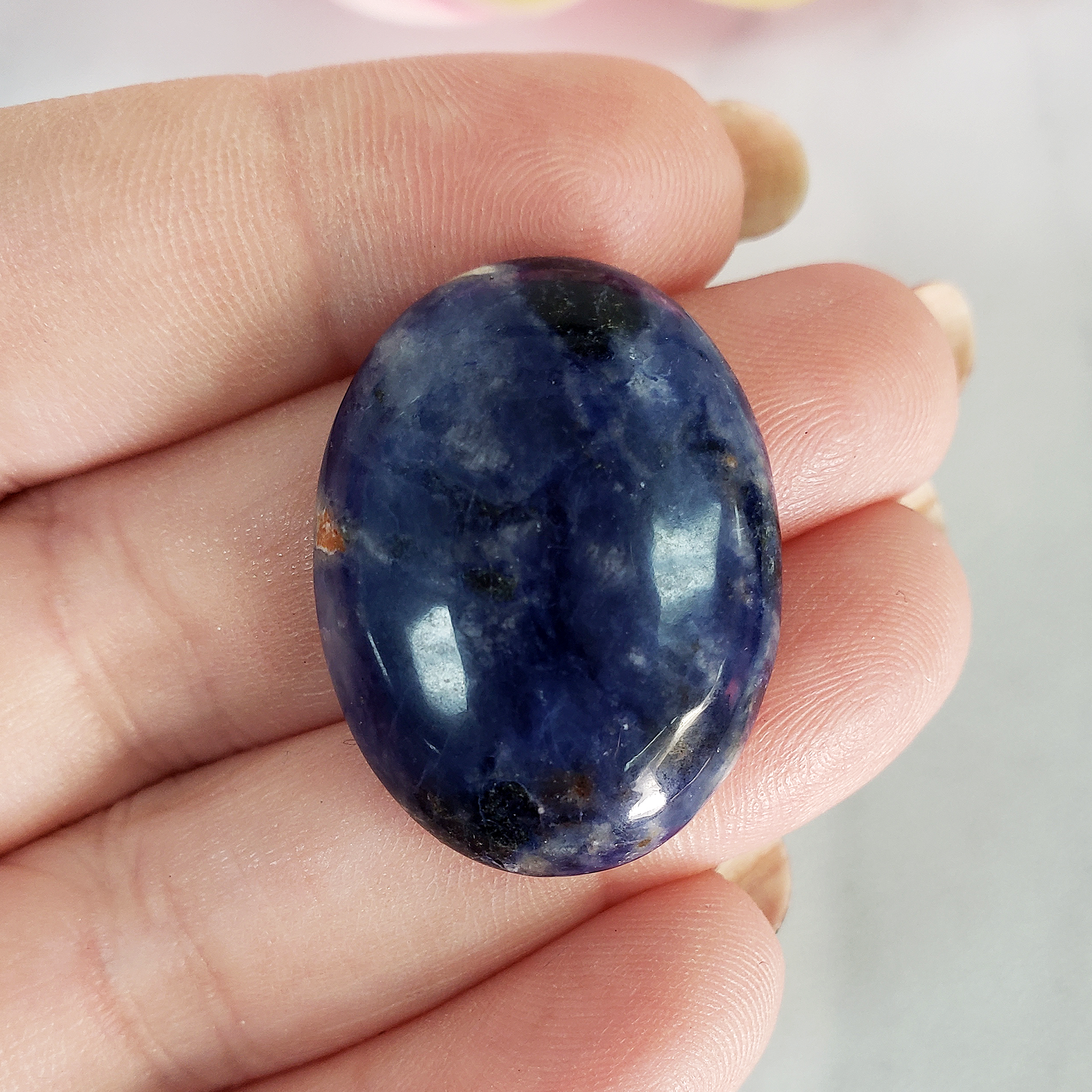 Unique Blue Sodalite Crystal Cabochon Natural Gemstone | Gratiae - 2