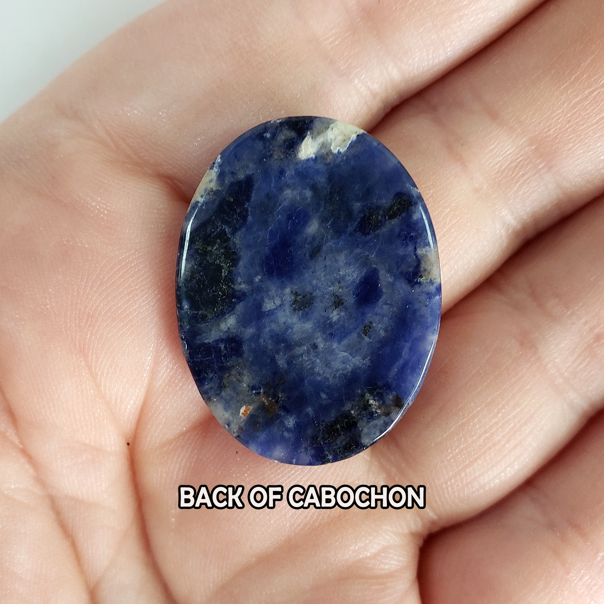 Unique Blue Sodalite Crystal Cabochon Natural Gemstone | Gratiae - 4