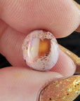 Unique Pink Cantera Opal Stone Crystal Oval Gemstone Natural Gemstone Cabochon | 3 Carats