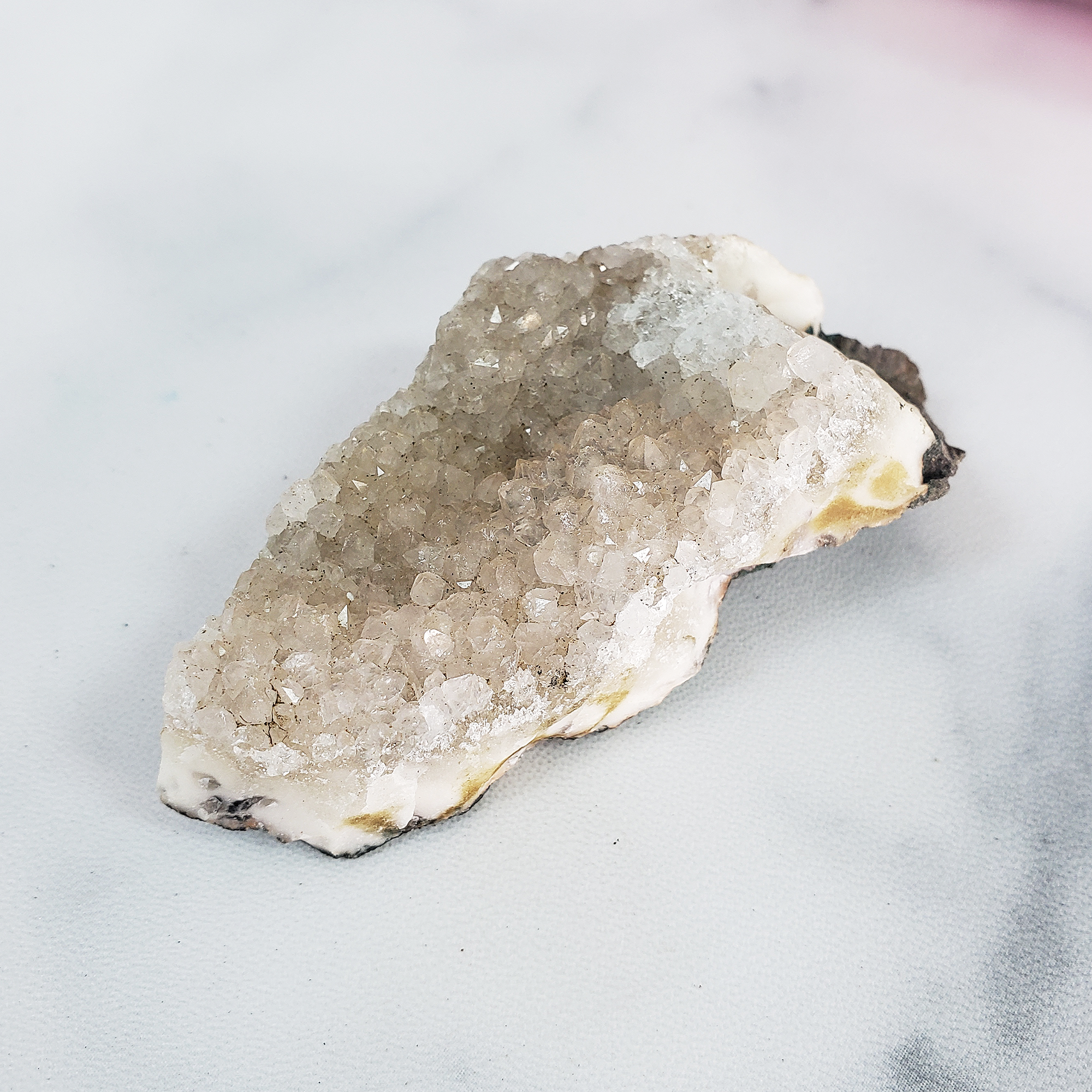 Unique Druzy Quartz Crystal Cluster Natural Gemstone | Sensitivity