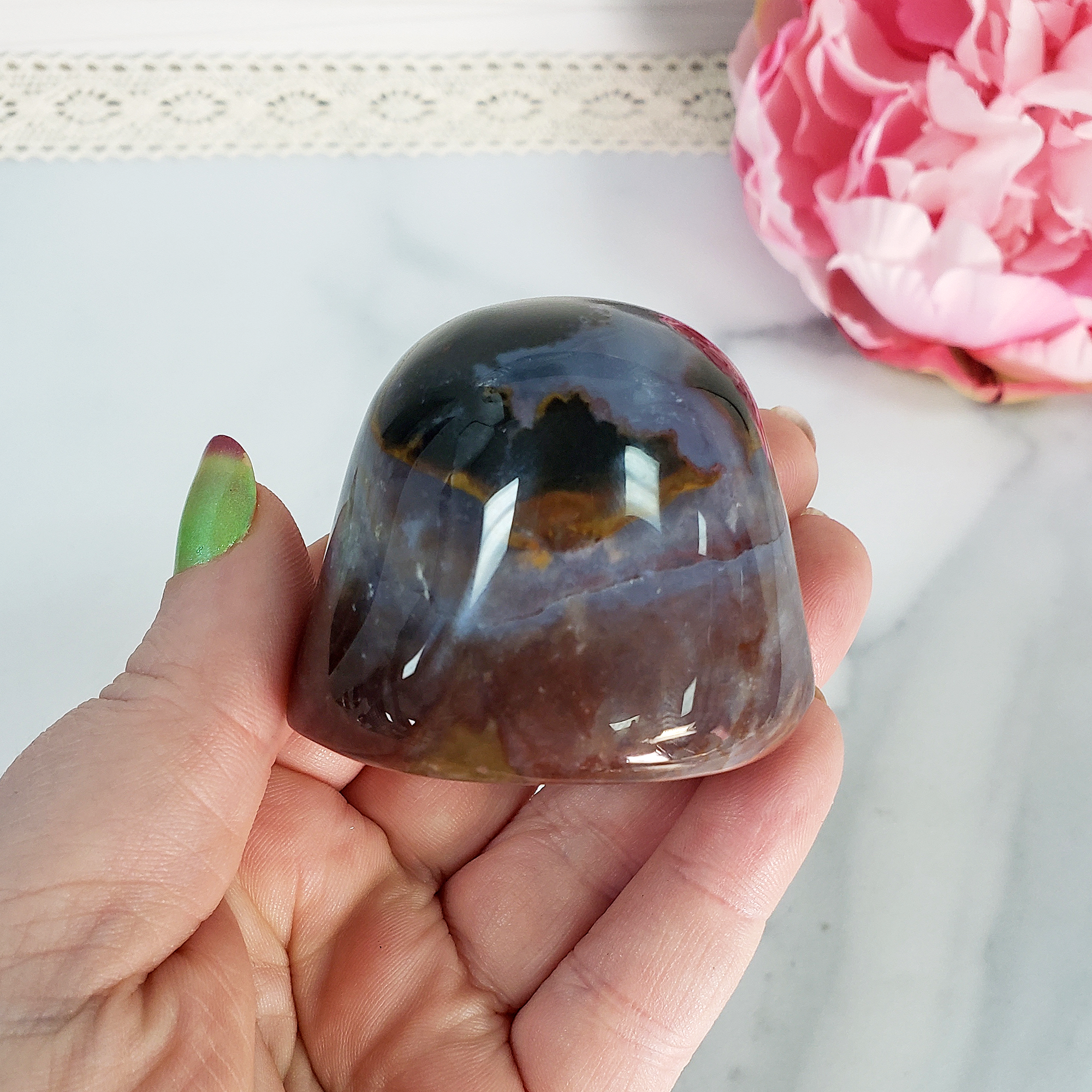 Unique Large Eye Agate Crystal Natural Gemstone | Vigilance - 1