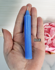 Colorful Paraffin Wax Chime Candle for Candle Magic & Rituals | Choose Your Color - Blue Candle