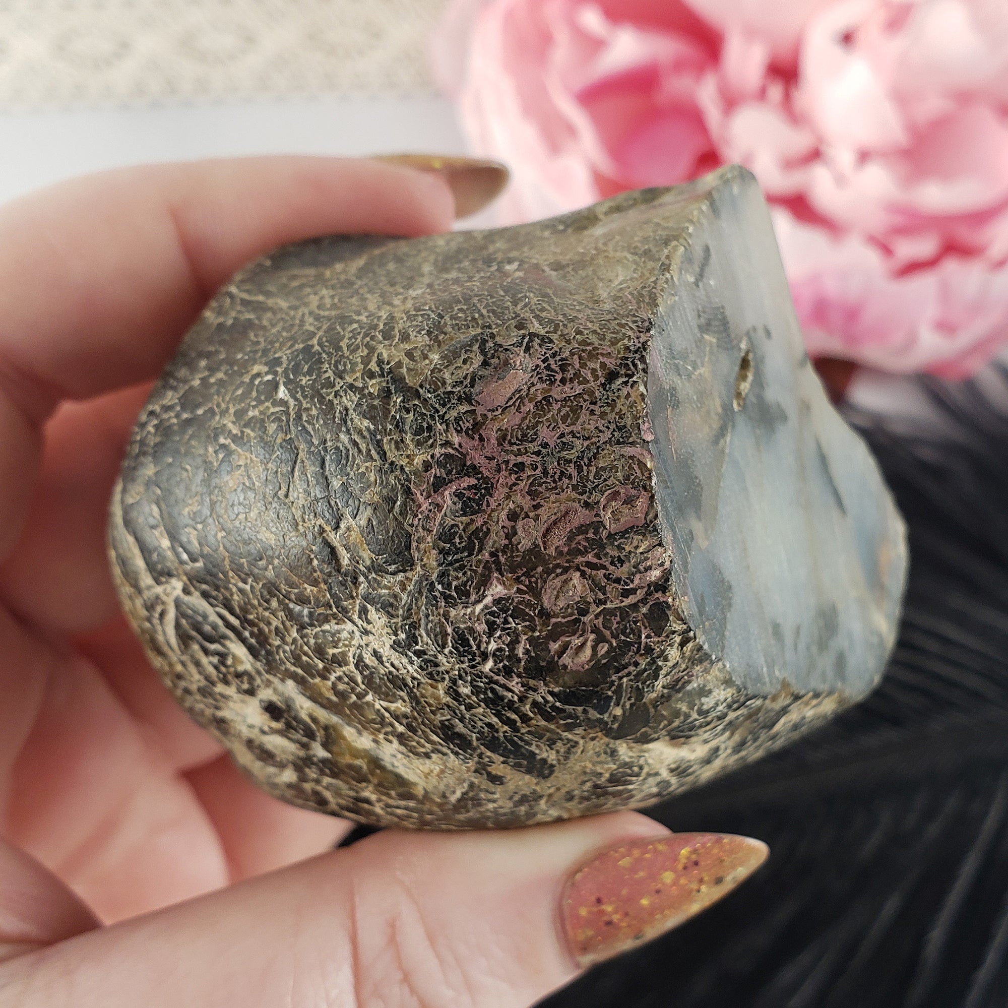 Unique Jumbo Dendritic Agate Crystal Natural Freeform Gemstone |  Veil - 2