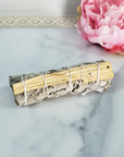 White Sage Smudge Stick with Palo Santo Wood | Smudging Sage for Spiritual Cleansing