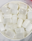 White Selenite Crystal Natural Gemstone Semi-Tumbled Stone - 4