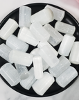 White Selenite Crystal Natural Gemstone Semi-Tumbled Stone